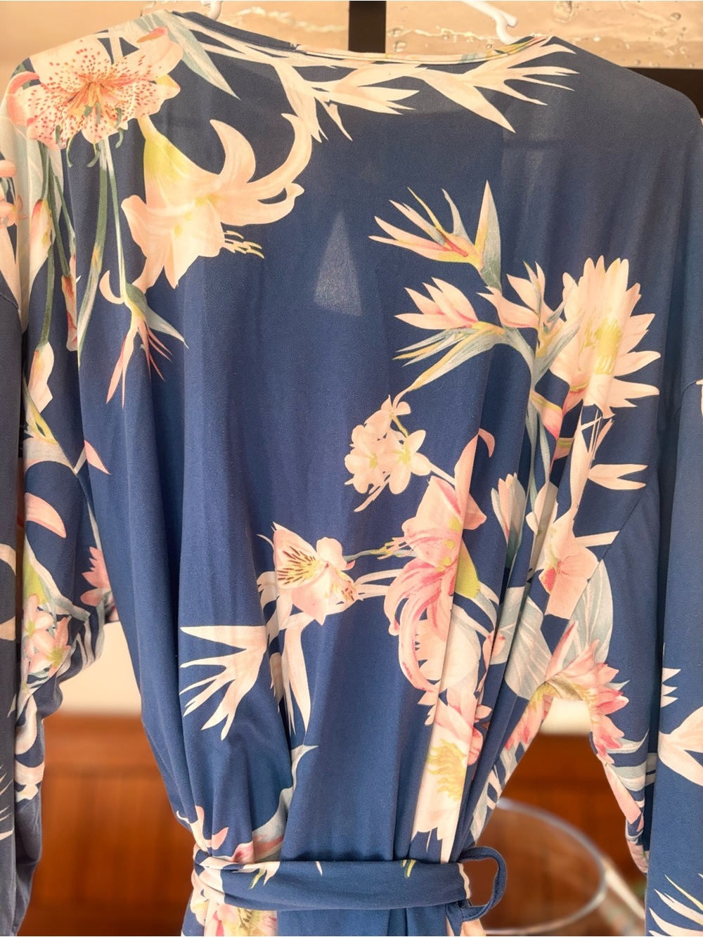 Flora by Flora Nikrooz Phoebe Wrap Robe, Kimono style with matching top - Picture 5 of 11